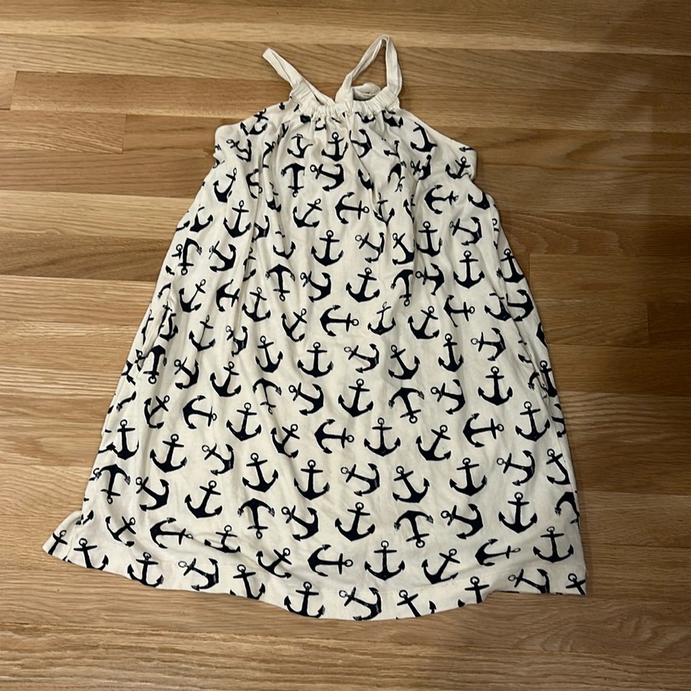 Crewcuts girls halter sundress with anchors